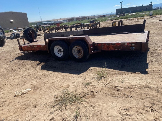 22 foot tandem trailer, 18 foot deck