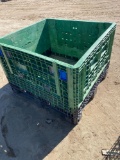 Plastic shipping crate, 45 inches x 48 inches