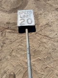 Speed limit road street Sign
