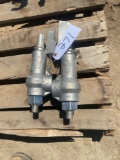 Two, 1 inch release valves