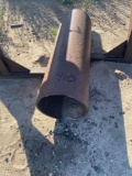 3.4 feet x 12 inch steel pipe