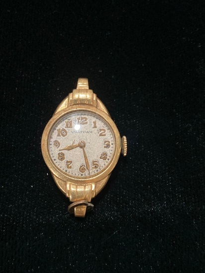 vintage Waltham 14k gold woman's watch