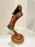 Winter Wind Bronze sculpture by Donny Marincic