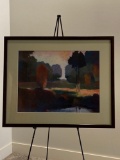 Lawrence Mathis framed and matted art