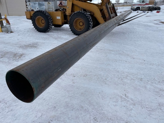 Pipe, 42 feet x 16 inches, 3/8 inch thick