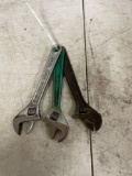 Three, 8 inch crescent wrenches