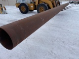 Pipe, 40 feet x 20 inches, 3/8 inch thick