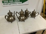 Silver plated coffee servers