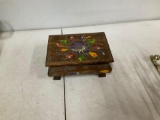 rosemaled Jewelry box