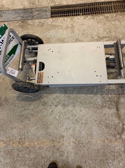 Rigid miter saw utility cart/ table