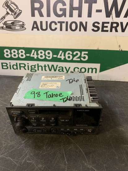 98 Tahoe stereo