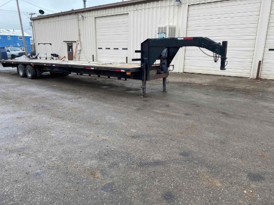 38.5 foot gooseneck Tandem Trailer