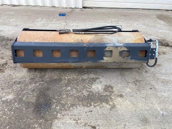 skid loader roller packer attachment
