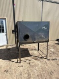 Oil burning shop furnace with tank