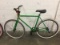 Green Fixie bike