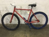 Red Fixie bike