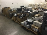 4 pallets of computer equipment ,phones Chargers,iPad covers