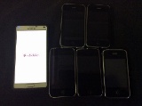 Samsung galaxy note 4,tmobile,5 iphone threes