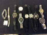 Watches and a bracelet