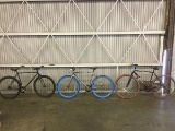 3 Fixie bikes