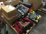 Pallet of  fire and rescue equipment,computer