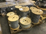 Pallet of of cable wire