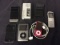 3 ipods,htc phone,mp3 player,micro cassette recorder, Sony digital recorder