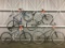 4 mountain bikes, TREK 800, SCHWINN ranger, CANNONDALE F300, SCHWINN voyageur