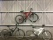 3 full suspension mountain bikes, 2 no name, 1 MONGOOSE XR 75 SRAM shimano equipped