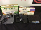 3 digital  scales,foodsaver and a seal a meal