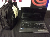 Laptop bag with acer aspire 7736 laptop with plug