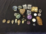 Jewelry,stones,arrowheads,trinkets