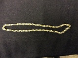 Yellow metal chain,stamped 750