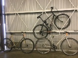 3 bikes, SAPIENT cruise, 2 no name fixie