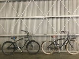 2 beach cruisers, 1 NIRVE, 1 ELECTRA