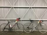 2 road bikes, DAWES lighting 1000, MOTOBECANE super mirage