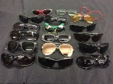 16 sunglasses 1 eyeglasses