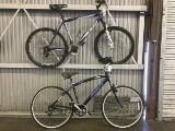 2 mountain bikes, NISHIKI pueblo thermalHT, MAGNA oasis 7 speed index bent wheel