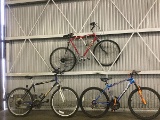 3 mountain bikes, UNIVEGA rover sport, MAGNA fugitive, RALLYE descent