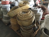 PALLET OF FIRE HOSES