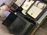 1 pallet of servers, monitors, keyboard trays, printer ribbon, office electronics, printers, porta b
