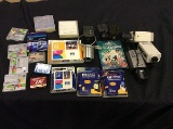 7 security cameras,ink jet cartridges,cassete tapes, Mini dvd r discs,cleaning tape