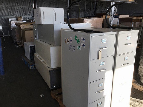 3 Pallets of Filing Cabinets