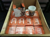 Box of 29 new coffee mugs