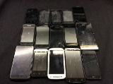 15 various brand cell phones,possibly locked