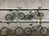 4 bmx bikes
