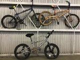 3 bmx bikes, GT DYNO, FREE AGENT, KENT