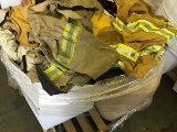 1 pallet of FIREMAN rescue equipment, JACKETS, CLOTHING ITEMS EMERGENCY SPLINT