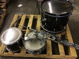 Rockwood drums,bass dum,tom,snare,bass pedal,hi hat stand