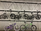 5 BMX bikes